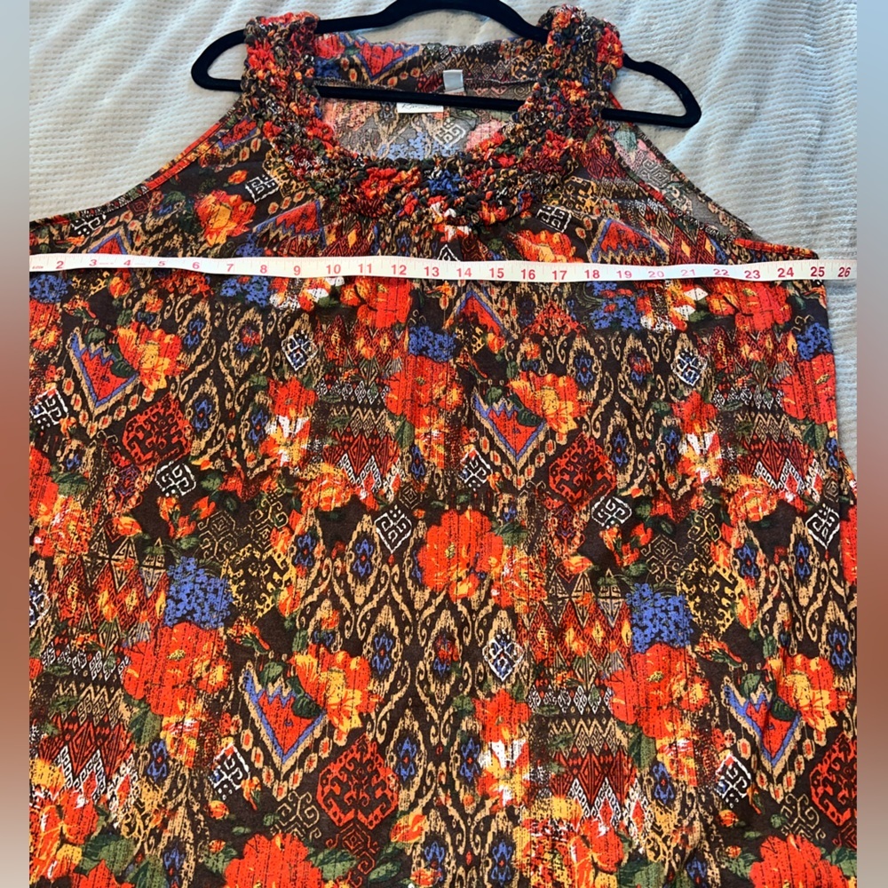 Women's Kim Rogers 3X Plus Size Abstract Tank Top — Like New! - Picture 5 of 6
